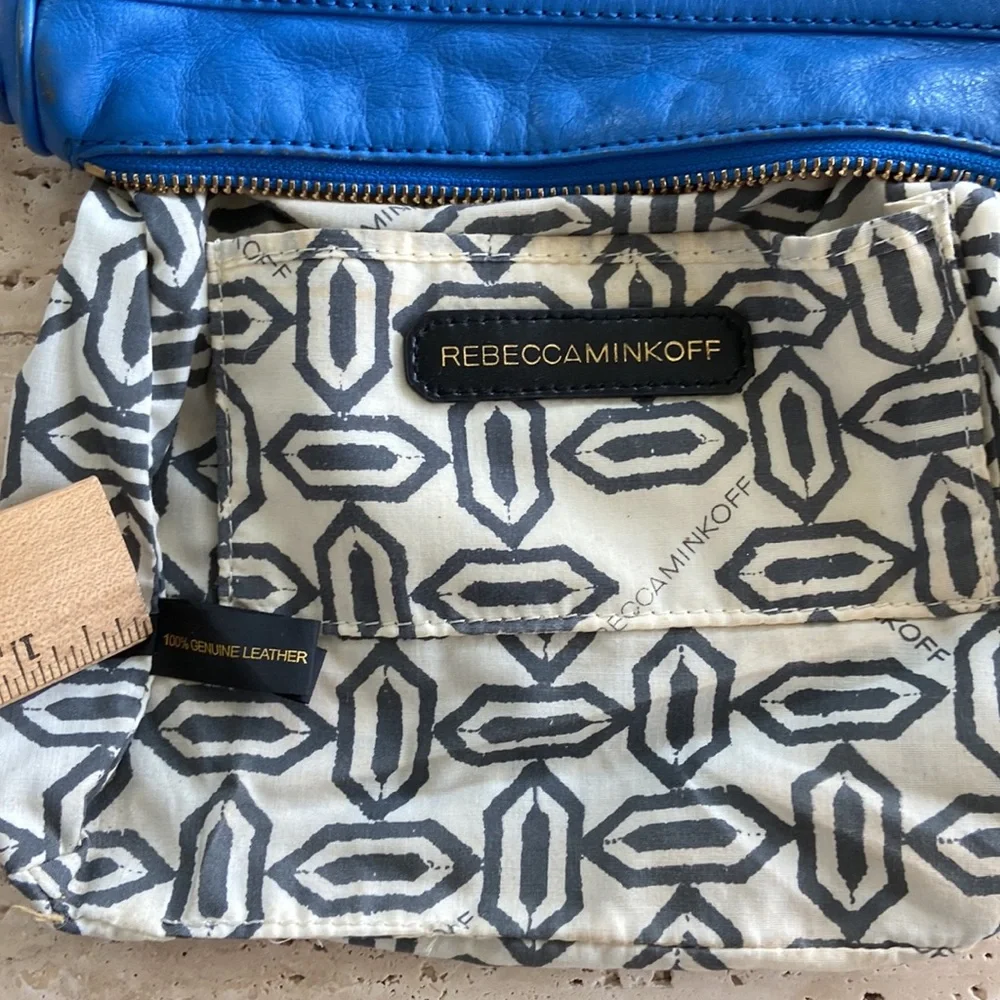 Rebecca Minkoff Electric Blue Leather Crossbody Bag